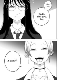 [Pandacorya] The Gyaru Who Mocked a Nerd After Discovering her Secret Account [YuriYaku]