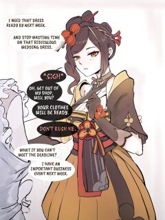 [Frozenspiderlily] Chiori - "Missed Deadline" (Genshin Impact)