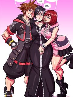 [Fontez] Threesome (Kingdom Hearts)