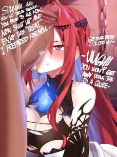 [Nixour] ???? The Queen submits and is deepthroated by a massive cock