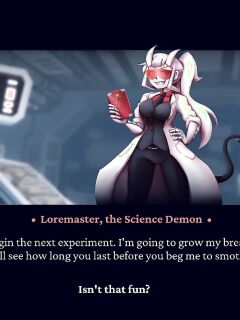 [Metachoke] Loremaster more like LargeMasser (Helltaker)