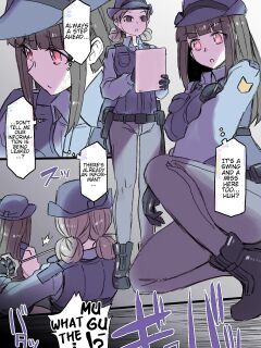 [581] Ottorishita Chohatsu Kurokami no Onna Keisatsukan ga Sekusaroido ni Kaizosareru | A Gentle Long Black Haired Female Police Officer is Remodelled into a Sexaroid ch 1-3