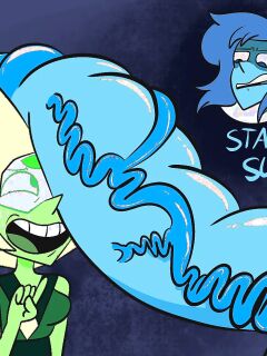 [Hick44NSFW] Lapis Lazuli x Peridot (Steven Universe)