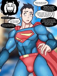 Superman's Adventures with Toriel by Izzybsides