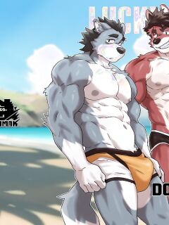 [Kumayaki (KUMAK)] Lucky Boys - Dog Days - (Uncensored) Preview
