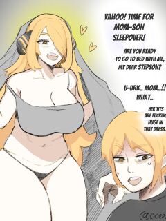 [Ocerius] Cynthia greets you at the door (Pokemon)