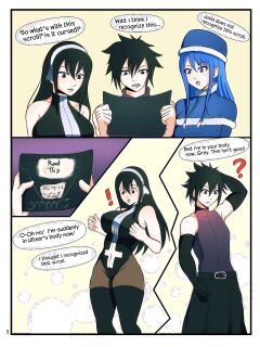 (TSFSingularity) (Katsunei) Gray & Ultear bodyswapped! (Fairy Tail)
