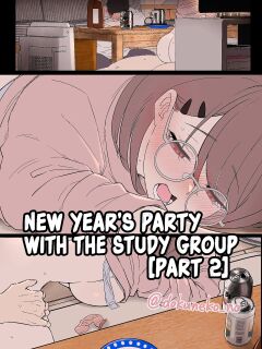 [Dokuneko Noil] Zemi no Bounenkai (Koupen) | New Year's Party with the Study Group (Part 2) [Fap It Scans]