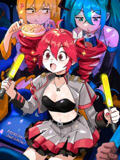 [Snegovski] Miku x Teto x Neru (Vocaloid)