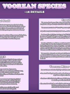[Angeloid003] Voorean Species Sheet