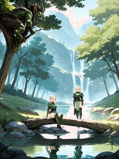 2 Elves Ambushed by Goblins (@DeviantApeArt) Preview