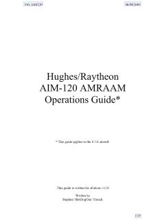 AIM-120 AMRAAM Operation Guide