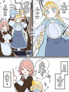 [Momomo] Futanari Oujo-sama no Seiyoku Hassan Maid Harem Sex [Team Rabu2]