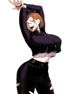 [NesZ] Bad Nobara (Jujutsu Kaisen) [uncensored+HQ] Color by: proyectoanimeh Preview