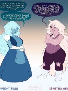 Amethyst and Saphire (SunsleptOs)