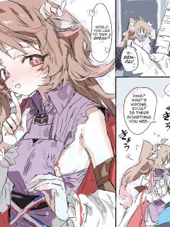 [Rapisu] Ejya-chan to Dokuta 4 peeji | Eyja-Chan and Doctor 4-page (Arknights) [English] [DeppoTL] Preview