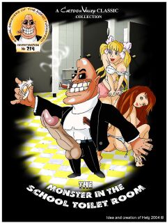 Cartoon Valley - Dildo Fuckspeed: The monster in the school toilet room