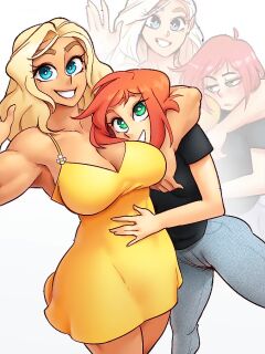 [Nortuet] Nortverse: Tara & Beverly - 4koma
