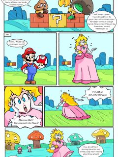 Peachy Transformation comic. Preview