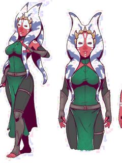 [Dave Cheung] Togruta OCs - Belinda Taas & Hana (Star Wars)